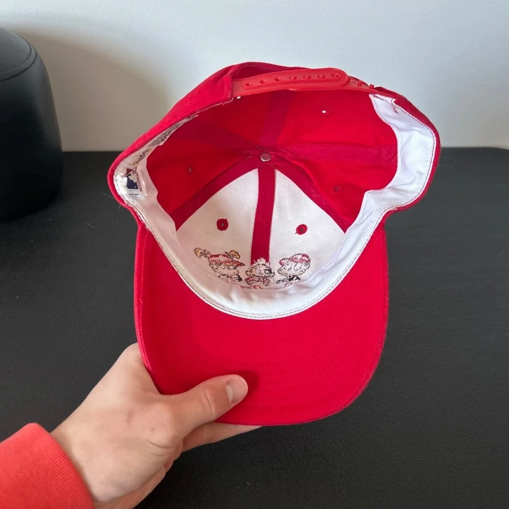 Vintage Saint Louis Cardinals Hat Cap Snap Back Adjustable Red YOUTH Rugrats MLB